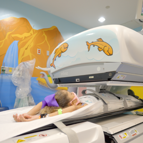 Child with Radiographer